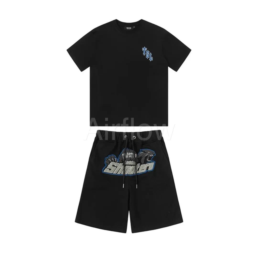 London Shooters Black Short Set