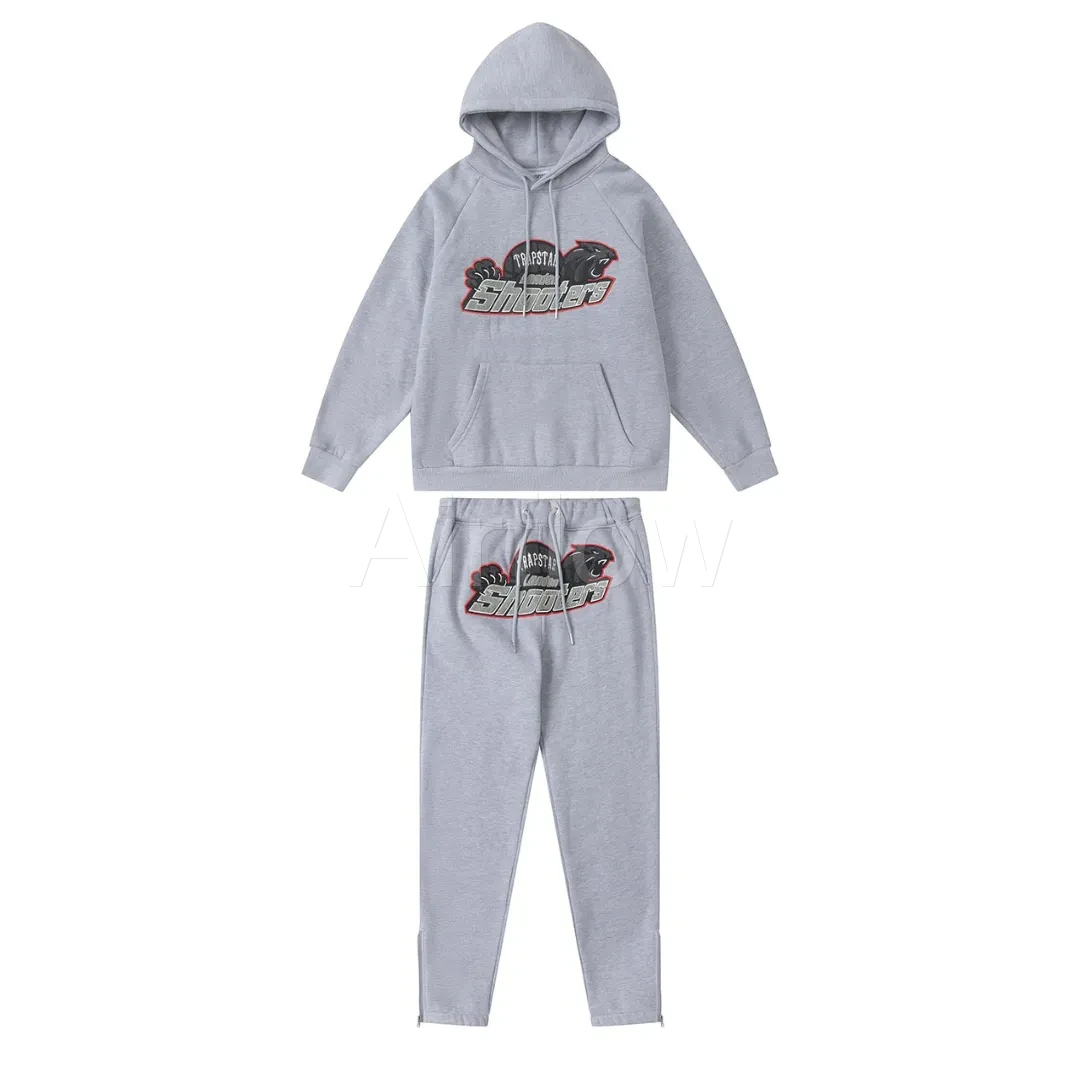 London Shooters Grey Red Tracksuit