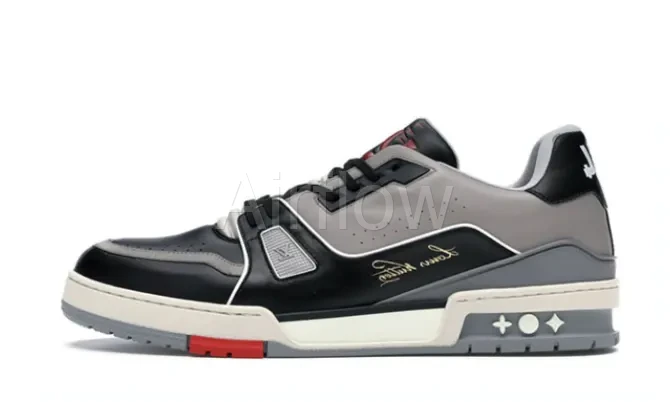 LV Trainer Sneaker Black Grey — vista 2