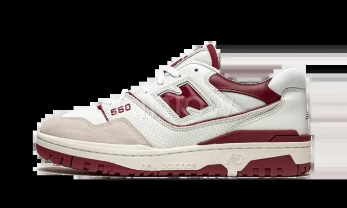 NB 550 Sea Salt Burgundy — vista 2