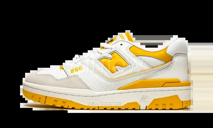 NB 550 Sea Salt Varsity Gold — vista 2