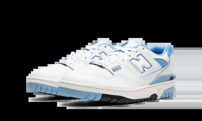 NB 550 UNC White University Blue 3