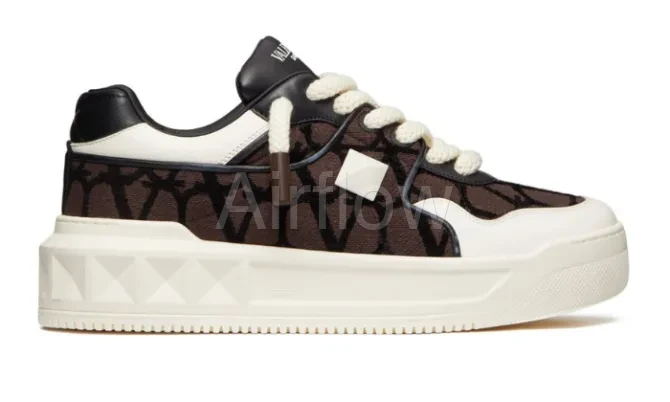 One Stud XL leather sneakers 3