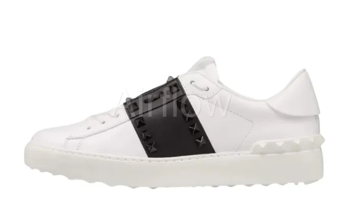 Rockstud calfskin sneakers — vista 2