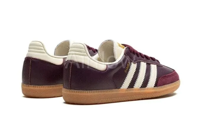 Samba OG Maroon Gold Metallic 3
