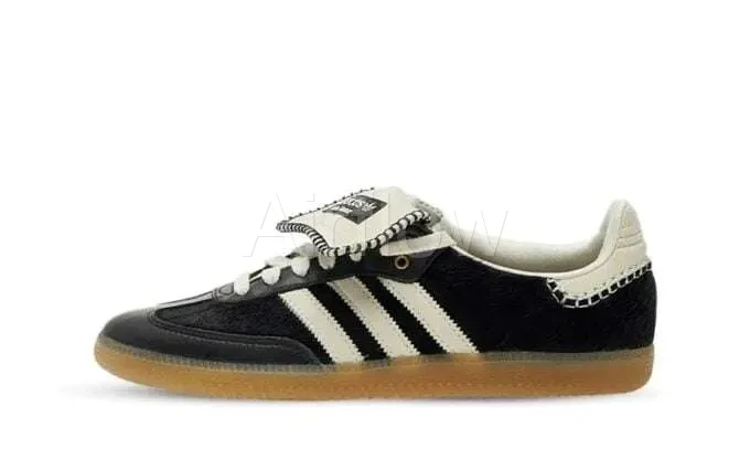 Samba Pony Tonal Low x Wales Bonner 'Core Black' — vista 2