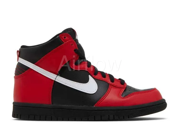SB DUNK HIGH 'BLACK UNIVERSITY RED'