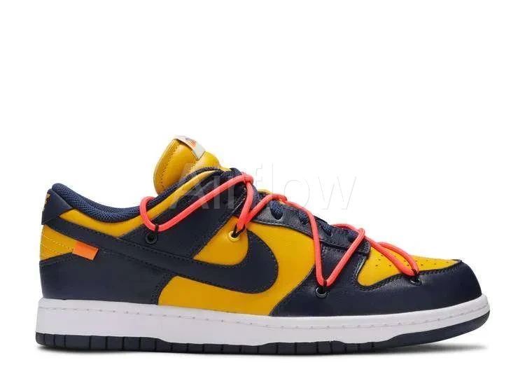 SB DUNK LOW OFF-WHITE 'UNIVERSITY GOLD'