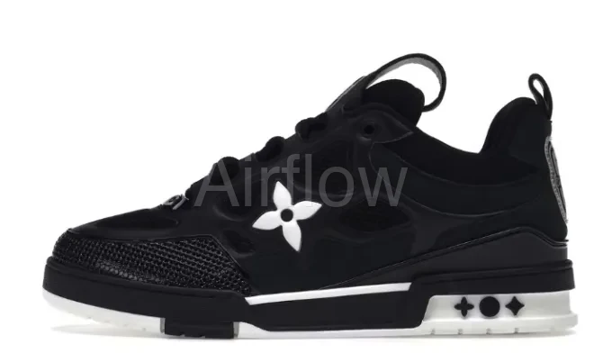 Skate Sneaker Black White — vista 2
