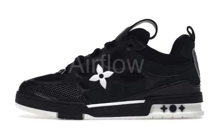 Skate Sneaker Black White