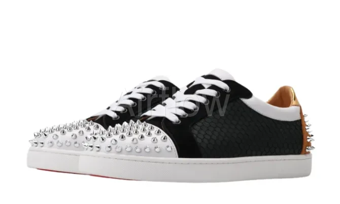 Sneaker Louis Orlato Black With Golden Tail 4