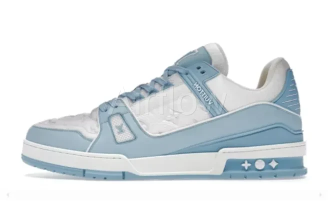 Trainer Low White Sky Blue — vista 2