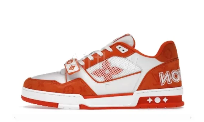 Trainer Monogram Denim Orange — vista 2