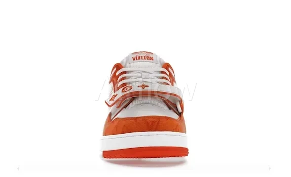 Trainer Monogram Denim Orange 4