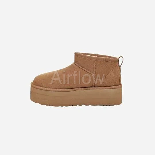 Ugg - Plataforma Classic Ultra Mini Chestnut — vista 2