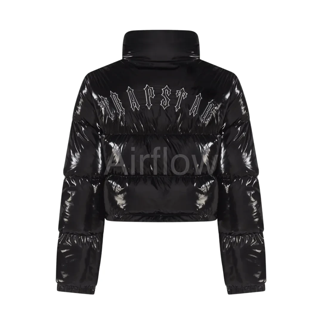 Women Decoded Shiny Black Jacket